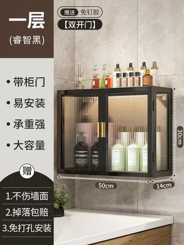 Wall Toilet Bathroom Cabinet Kitchen Organizer Closet Partitions