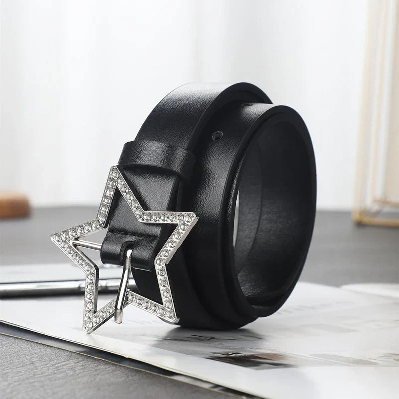 A ladies' belt new retro fashion decorative trend
