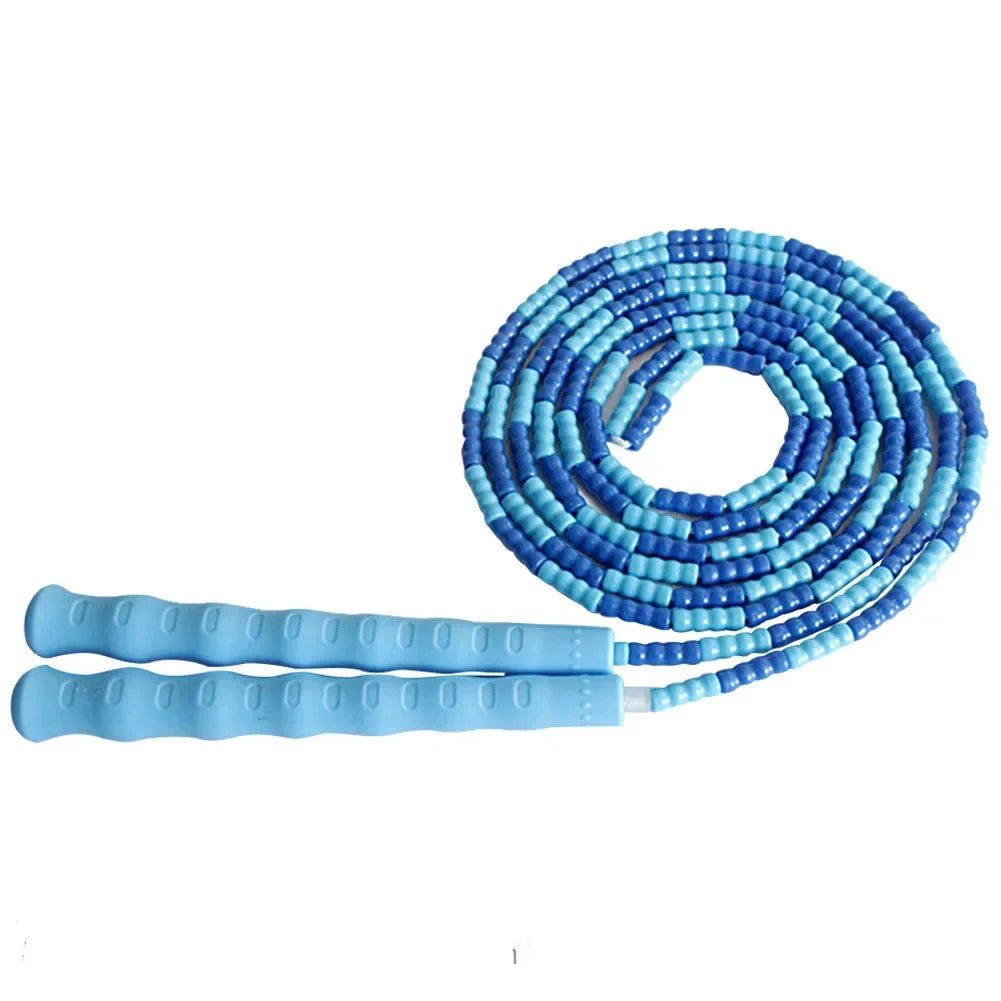 Skipping Rope Soft Beads Unknotted Long Jump Rope