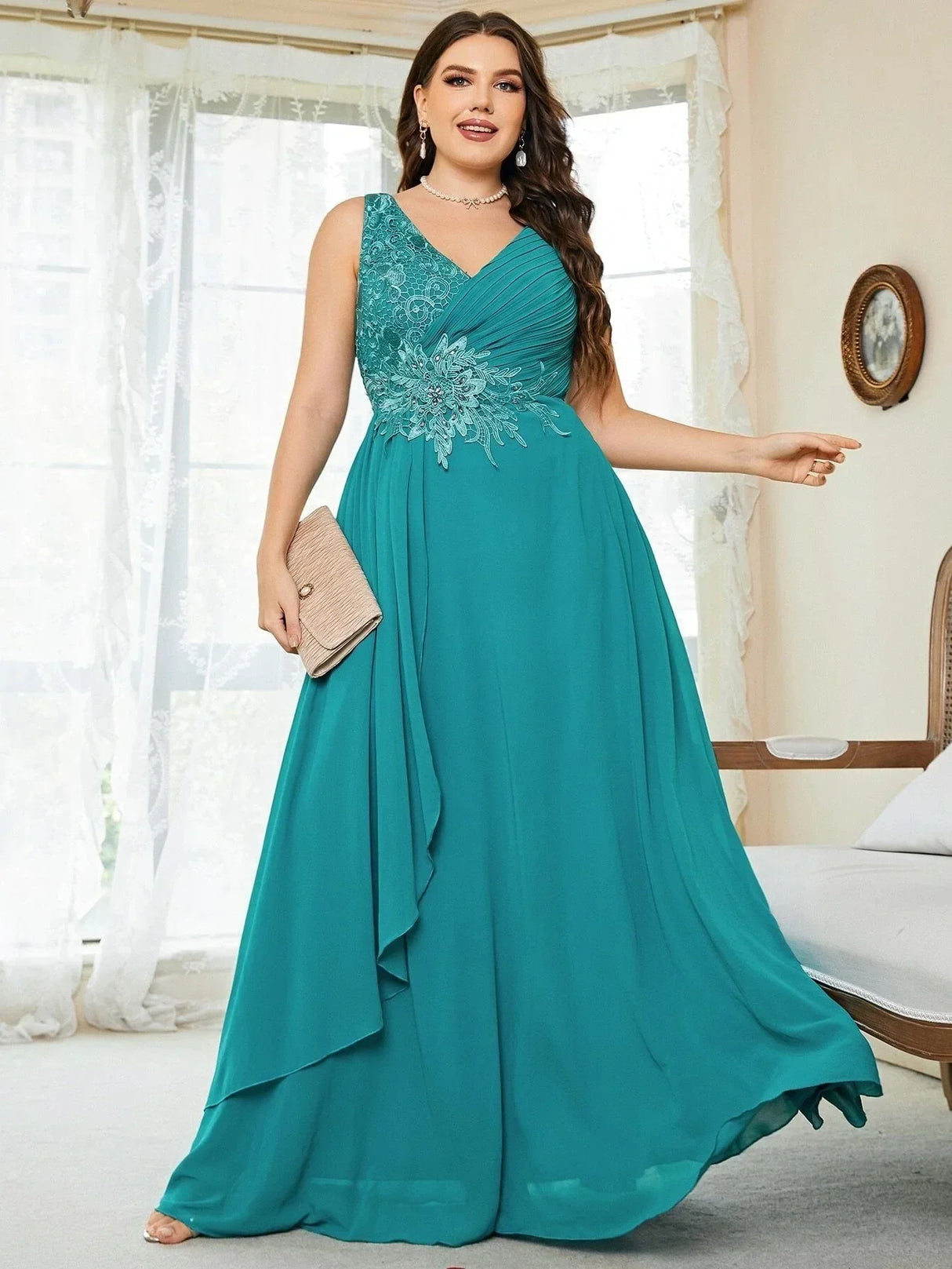 Plus Size Evening Party Dresses Women New Fashion