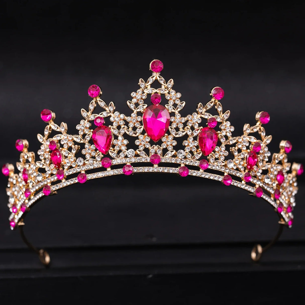 Wedding Hair Tiara Crystal Bridal Tiara Crown Silver