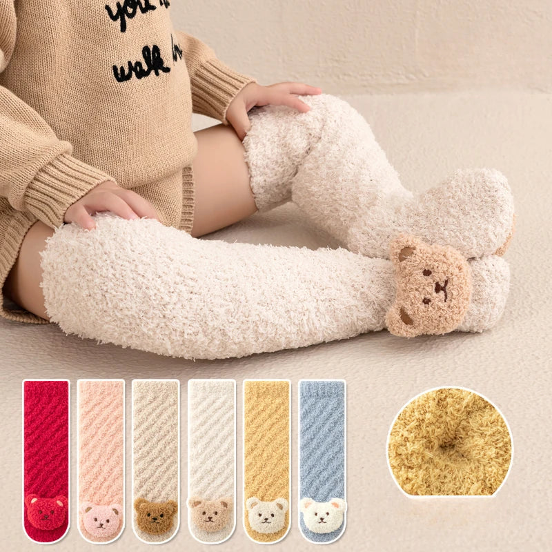 Newborn Baby Socks Cute Bear Socks Infant Kid