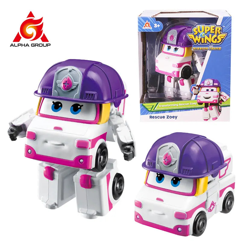 Super Wings 5 Inches Transforming Jett Dizzy Donnie