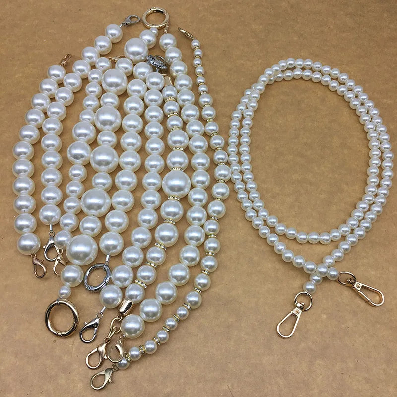 Pearl Strap for Bags Handbag Handles DIY Purse