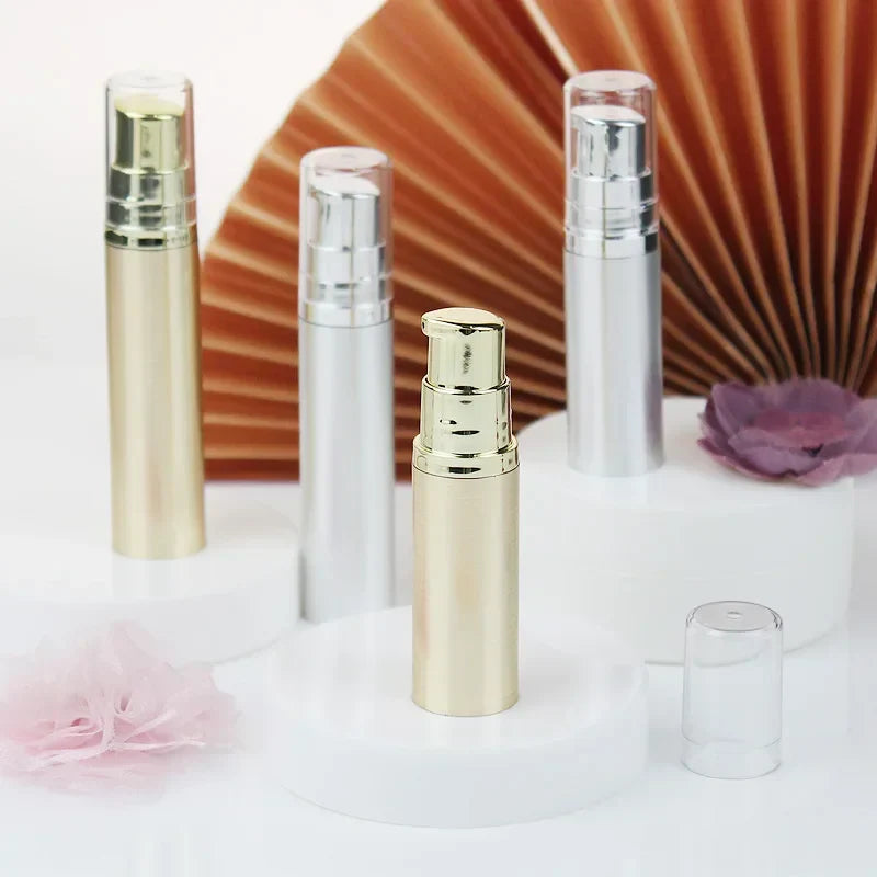 10pcs/sets 5ml 10ml Vacuum Lotion Bottle Refillable Sub-Bottle