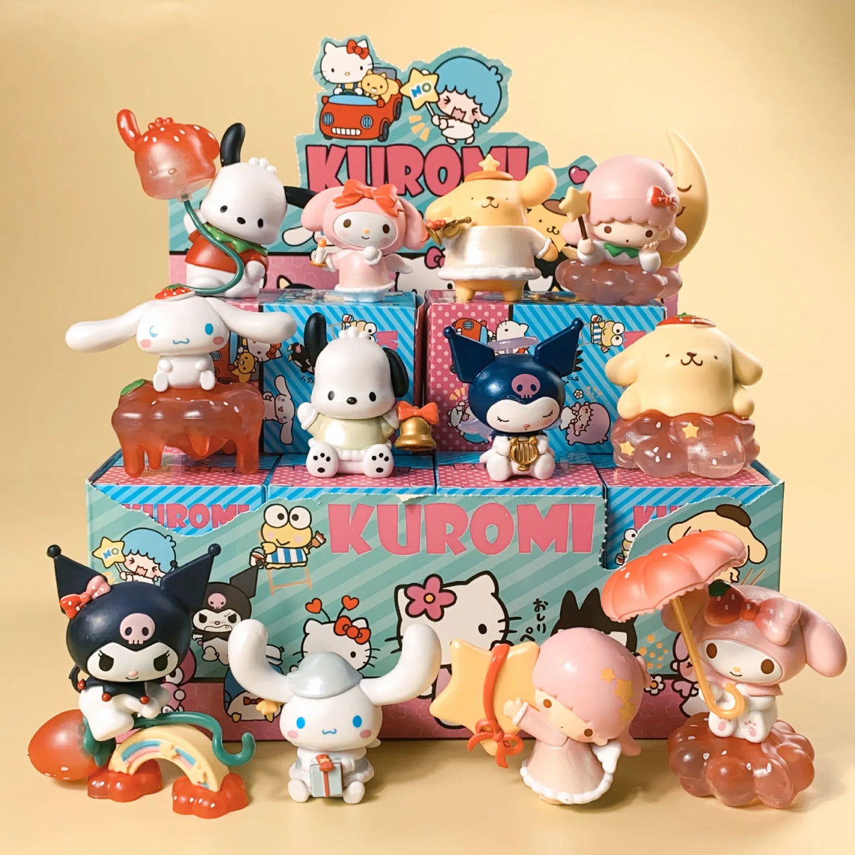 New Sanrio Blind Box Kawaii Kuromi Cinnamoroll My