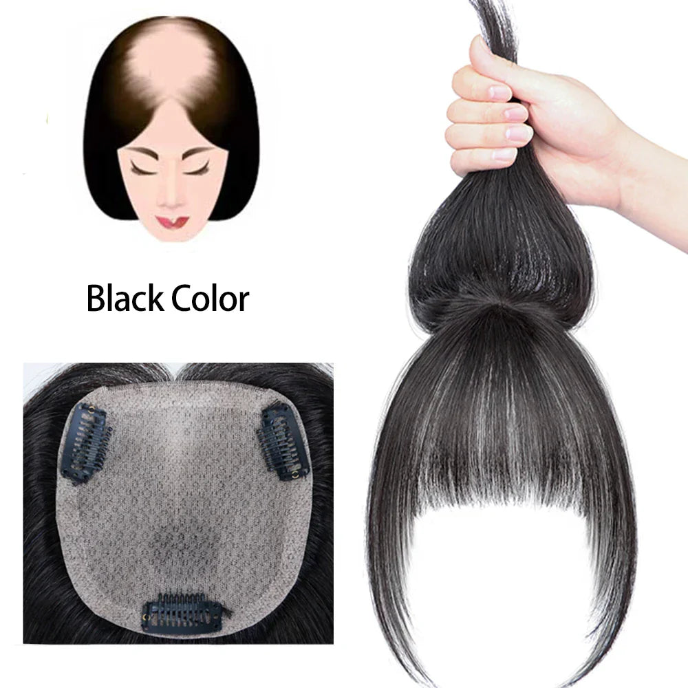 Synthetic Hair Fake Fringe Clip in Bang Cover
