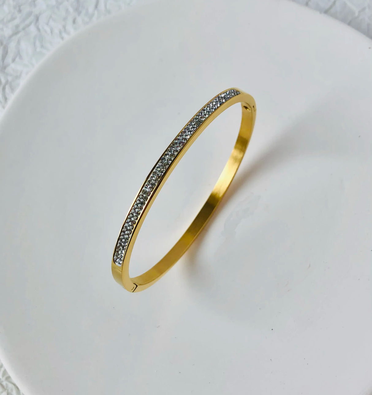 Fashion Punk Gold Color Bangles for Women Trendy