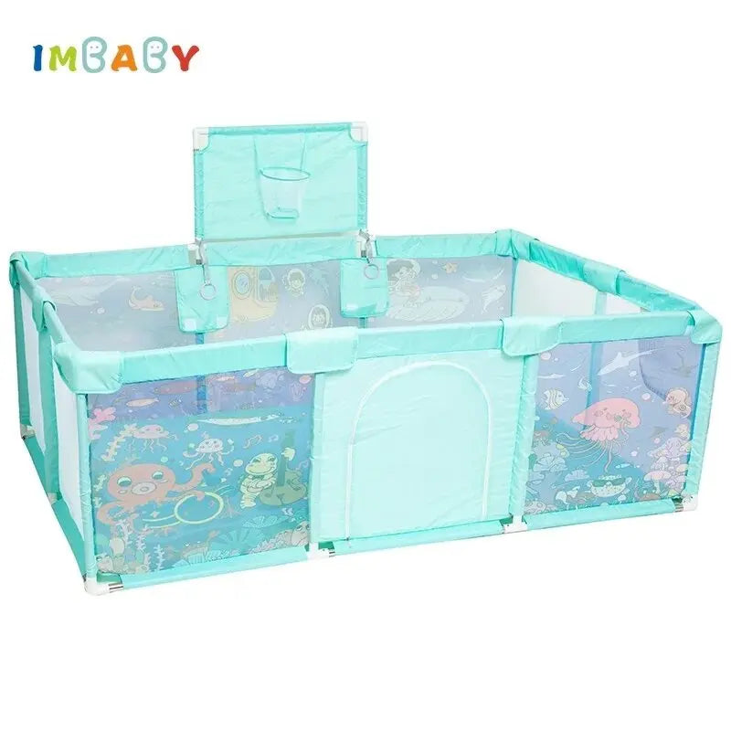 Cartoon Pattern Playpen Children Baby Safety Barriers Fence