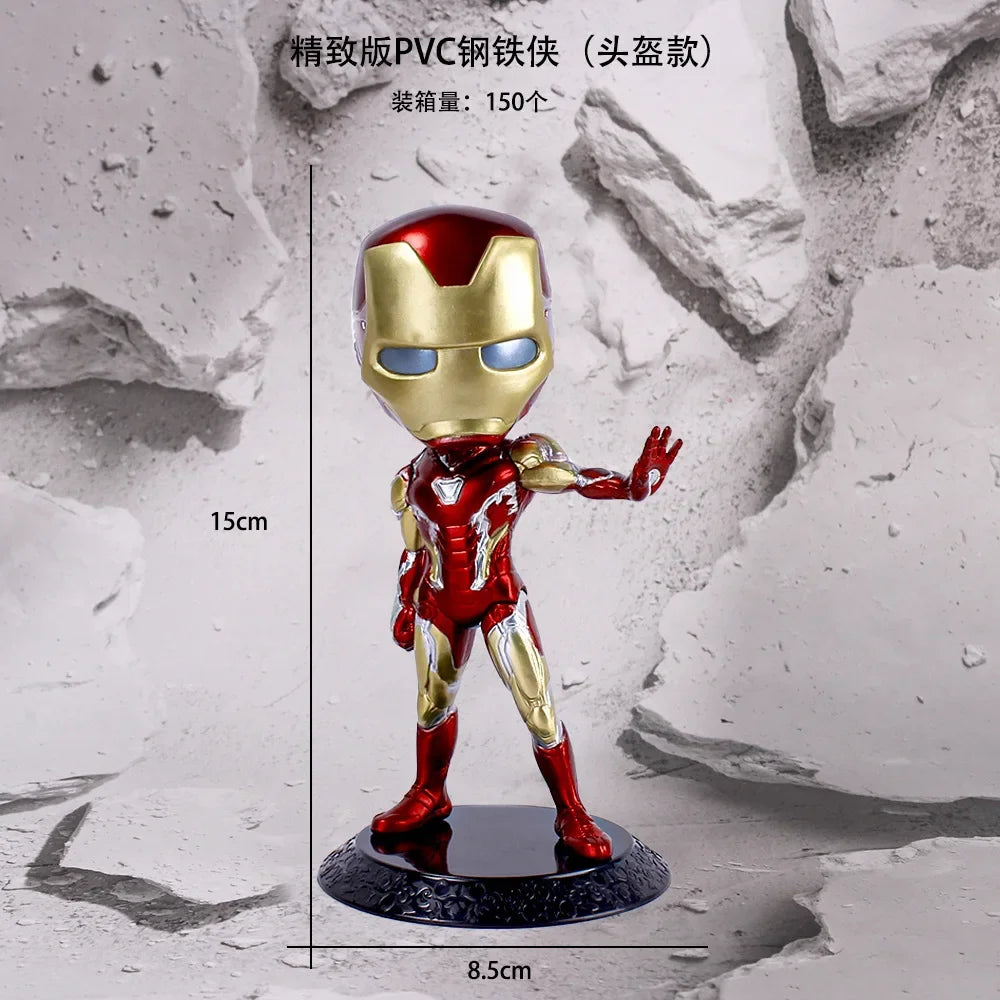 Hot Toys Cartoon Q-version Big Head Avengers Justice
