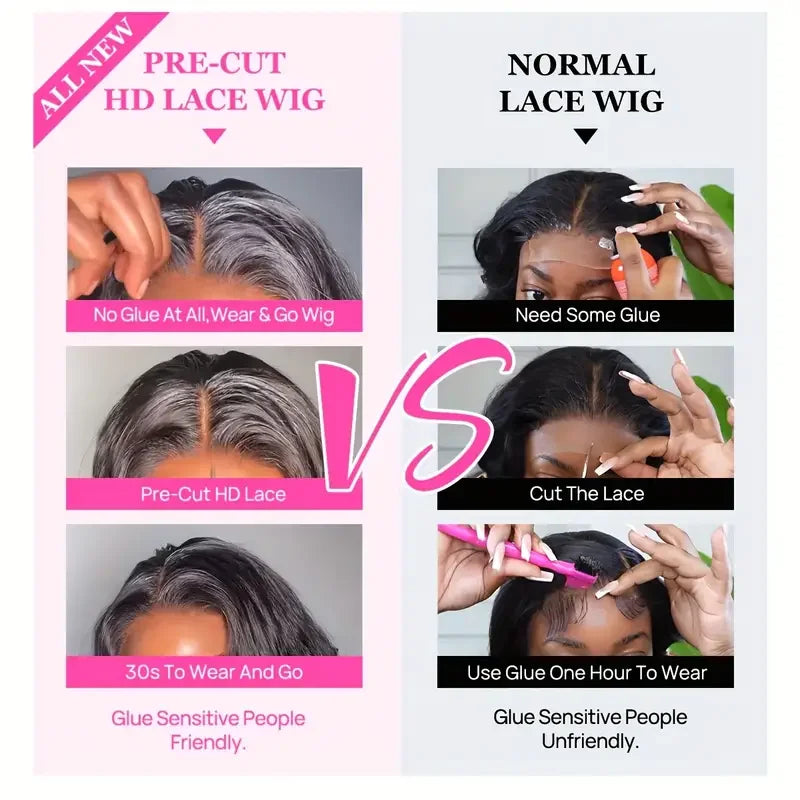 Kinky Straight 4x4 HD Transparent Lace Front Human