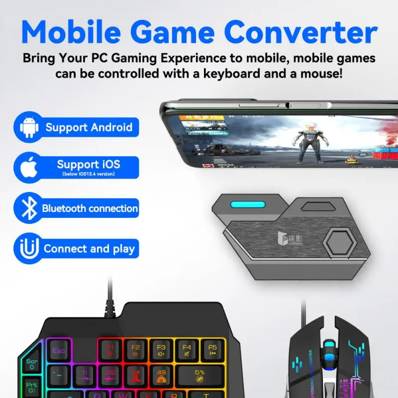 Left Hand Keyboard Single Hand Keyboard Gamwing Mix