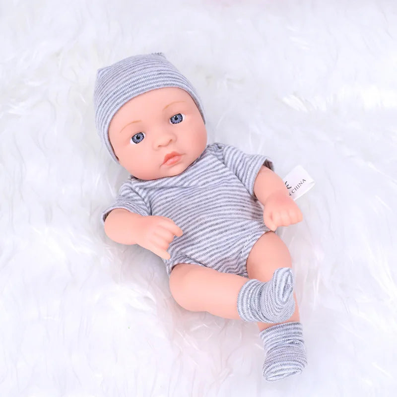 20CM Reborn Baby Doll Toddler Real Soft Touch