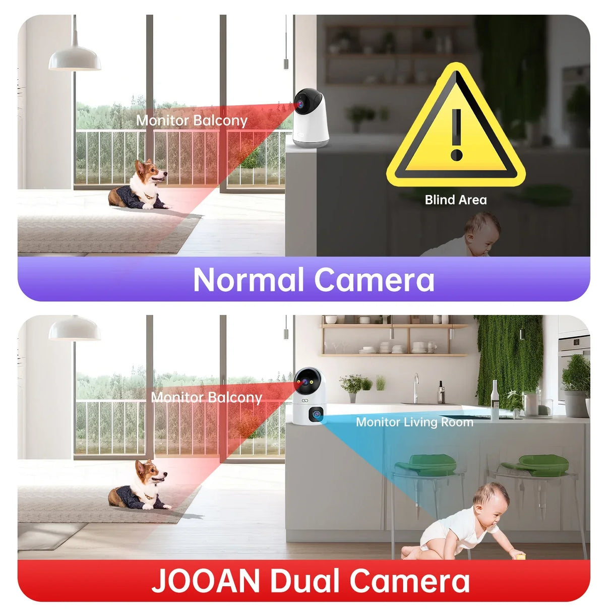 JOOAN 4K PTZ IP Camera 5G WiFi Dual