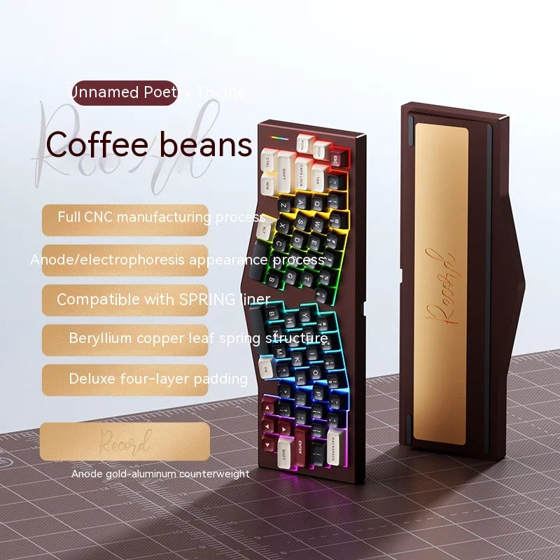 WEIKAV RECORD Mechanical Keyboard Aluminium Kits Hot Swap