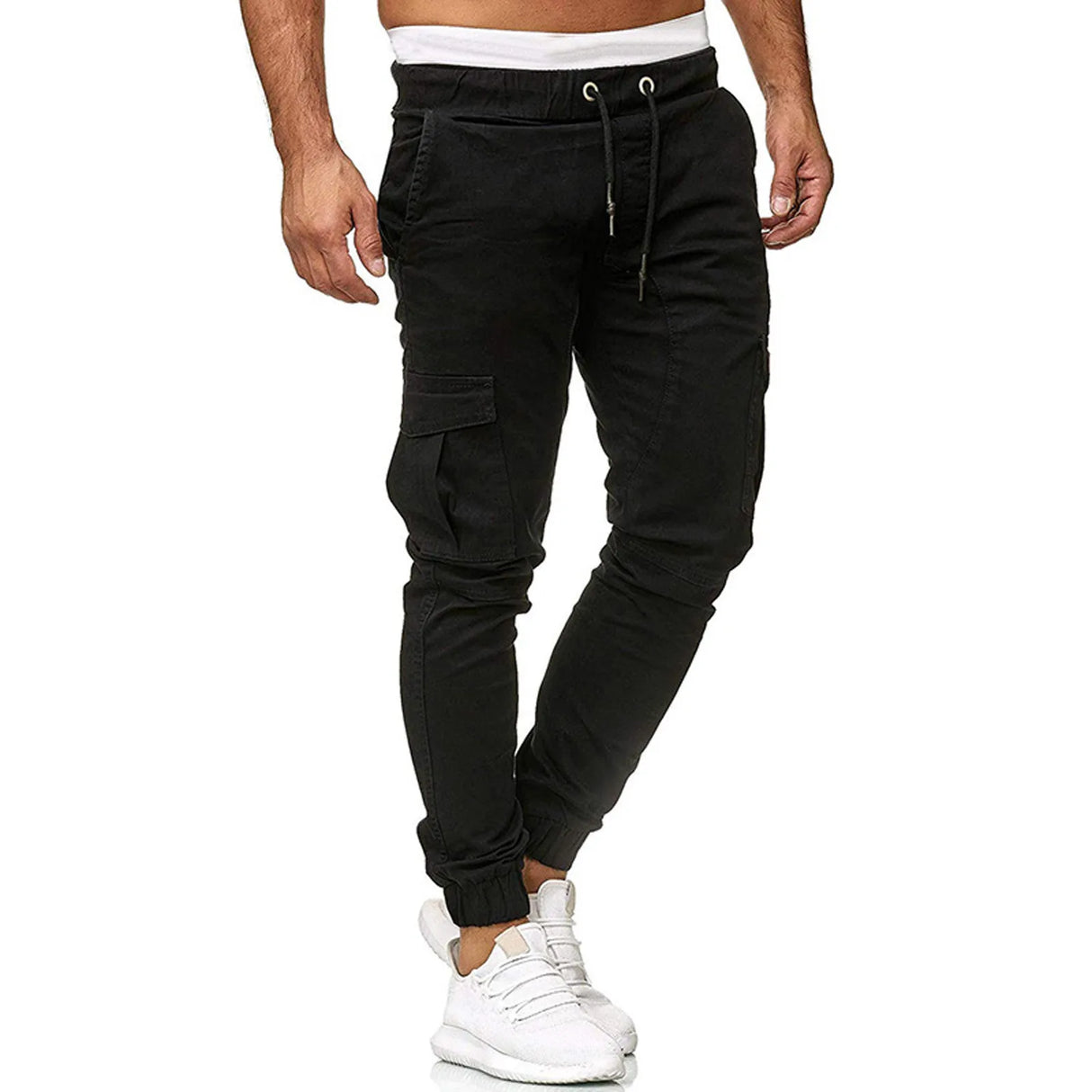 Cargo Pants Mens Multiple Pocket Sports Jogging Trousers