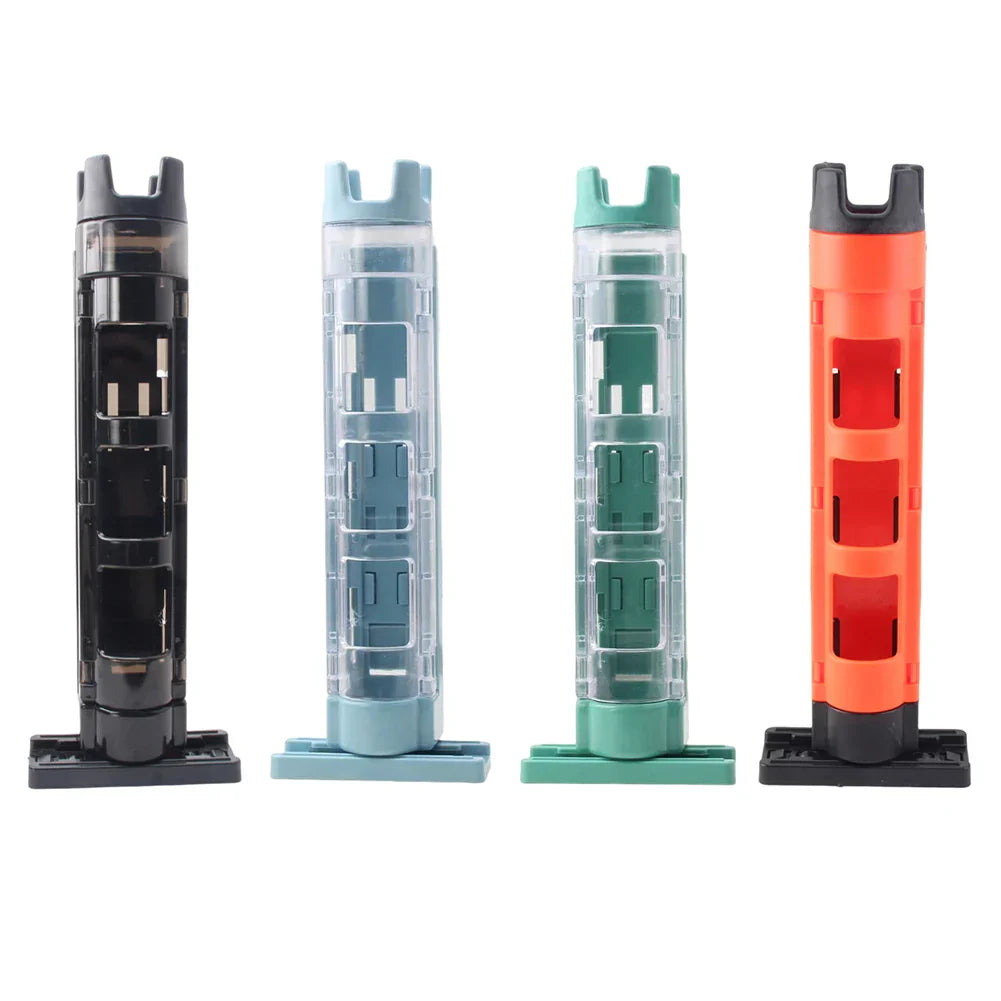 3-Layer Folding Fishing Tackle Box Multipurpose Fishing Storage