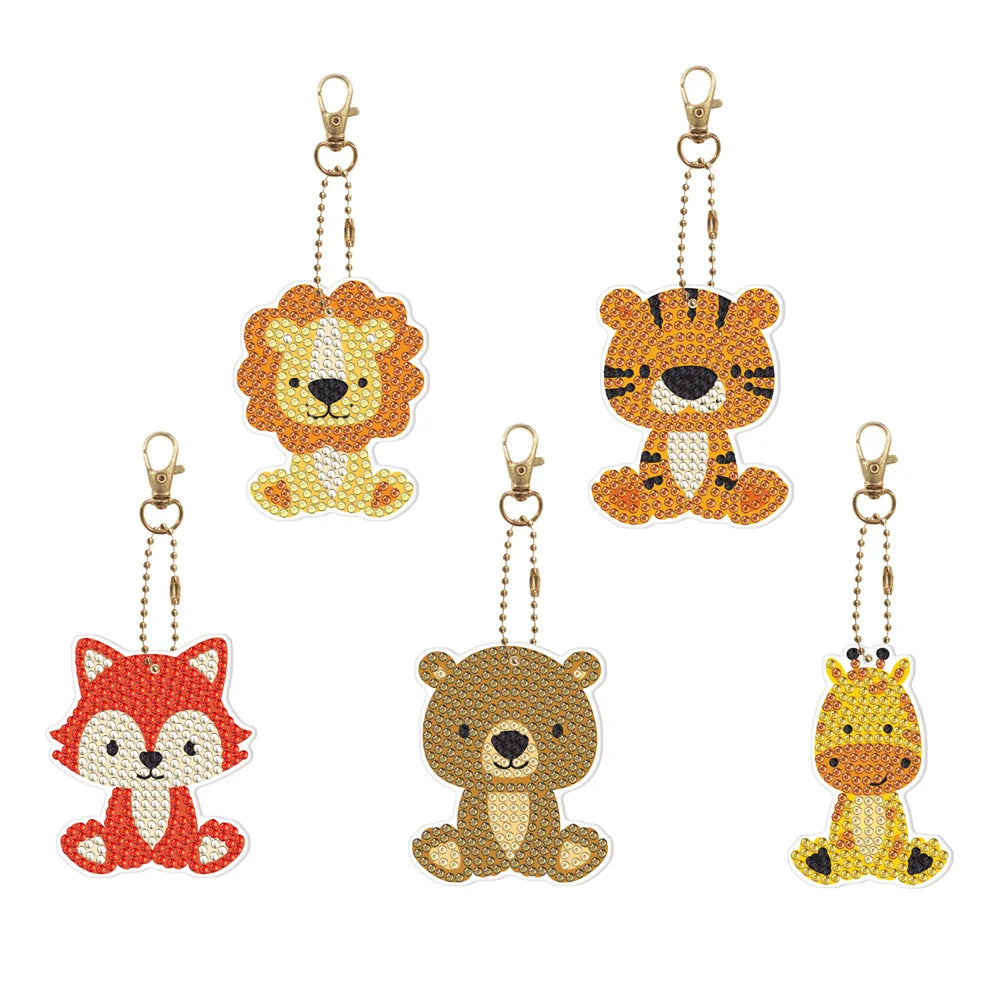 Disney animal key DIY Diamond Painting Keychain Embroidery