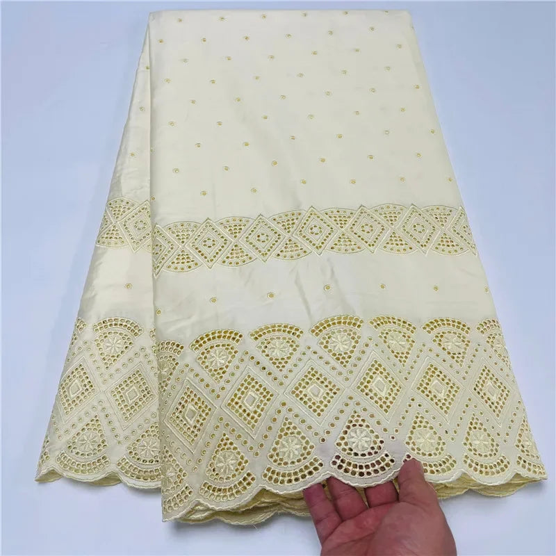 High Quality Swiss Voile Lace In Switzerland 100%