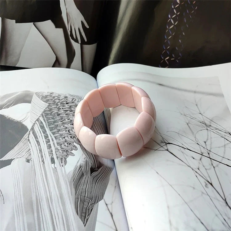 UJBOX Amazing Designer Women Wrist Jewelry Accessories Acrylic