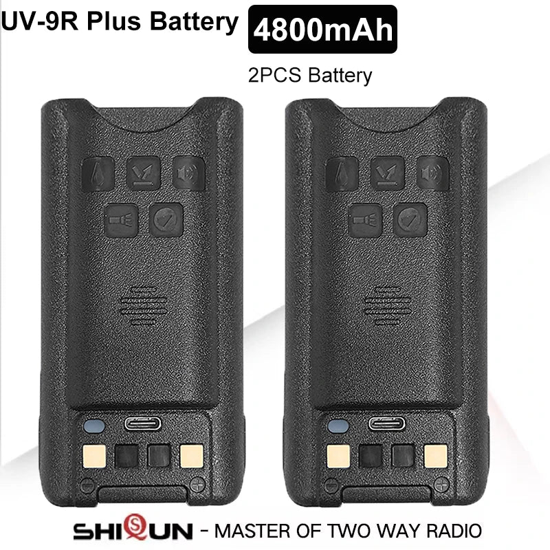 Baofeng UV-9R Battery USB C Charge 4800mAh Li-ion