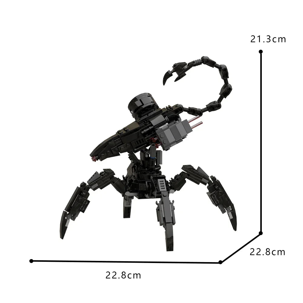 MOC Horizoned Zero-Dawn Game Black Robot Corruptor War