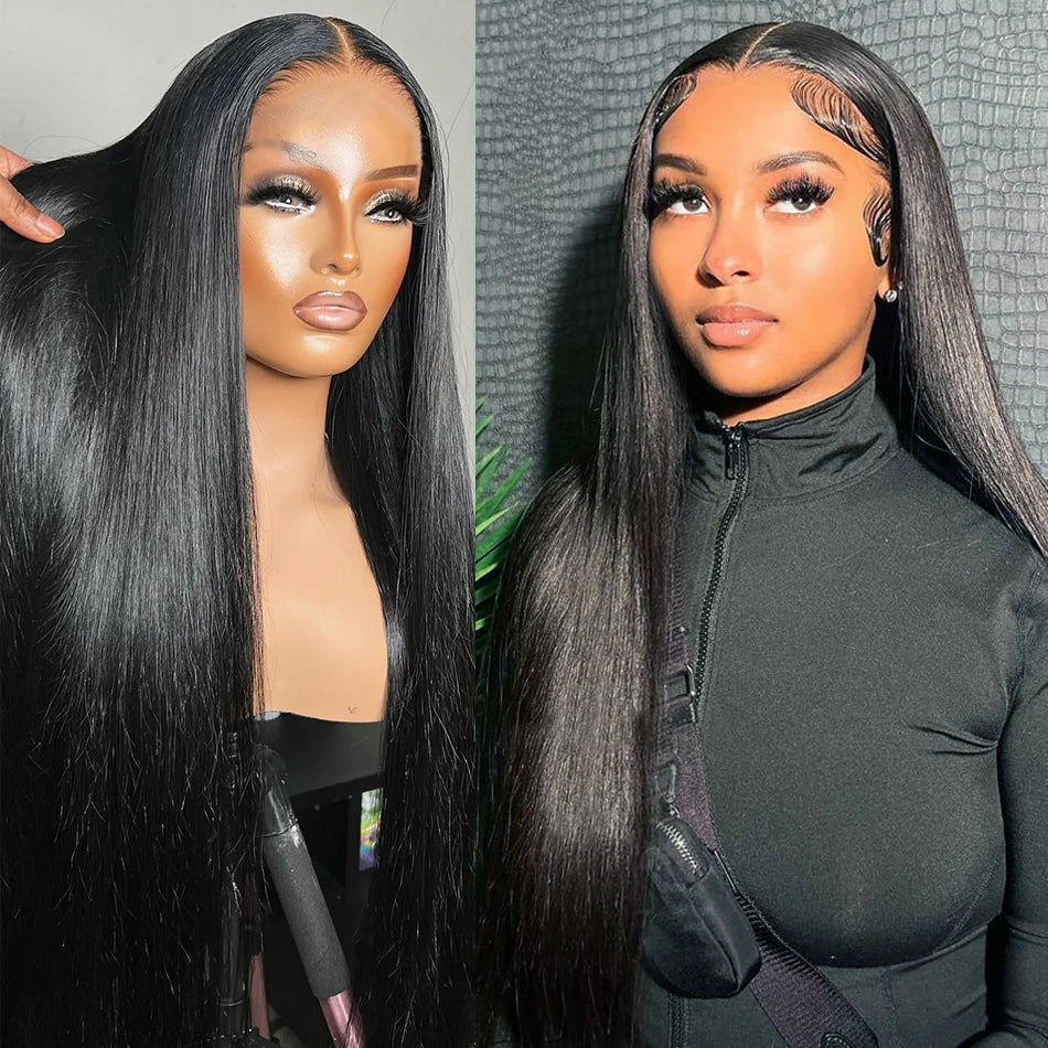 13x4 HD Transparent Lace Front Human Hair Wigs