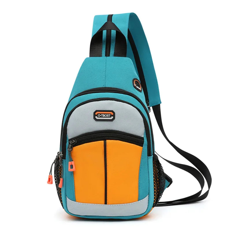 Men Women Polyester Shoulder Bags Outdoor Nylon Fanny