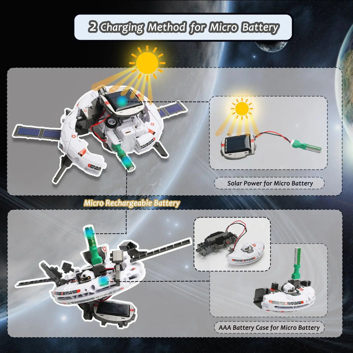 Solar Robot Educational Toys Technology Science Kits Learning