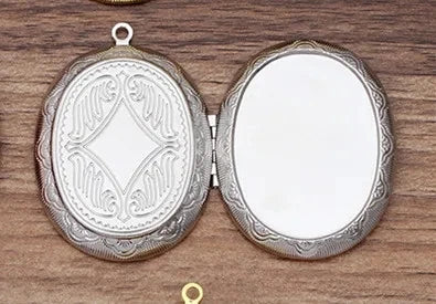 5 PCS Fit 30*40mm Oval Cabochon Metal Brass