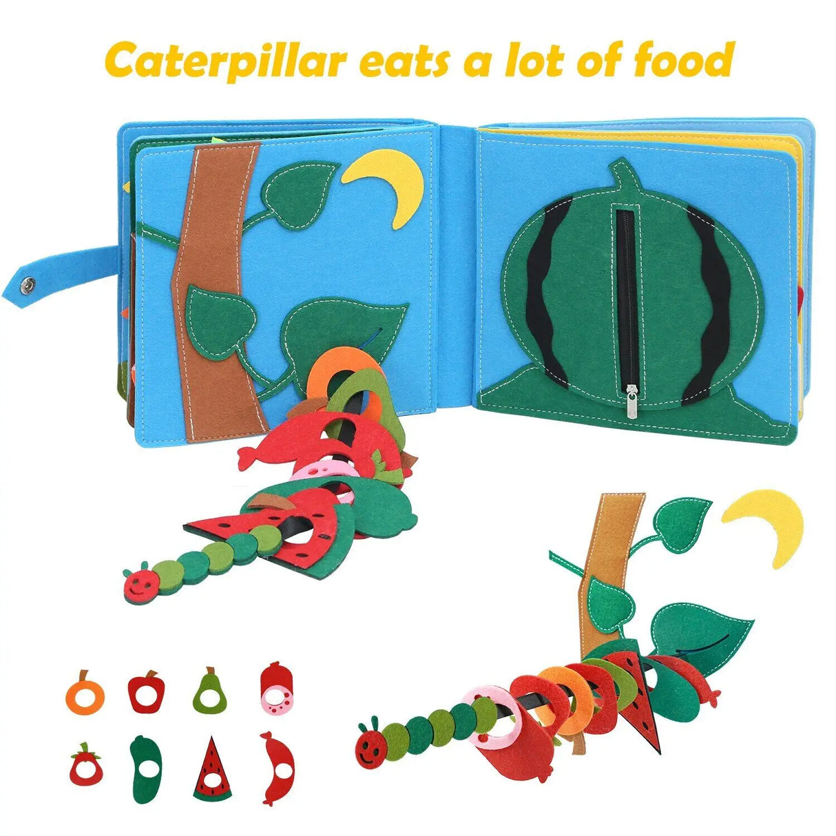 Toddlers Montessori Toys Busy Board Farm Animal Scene