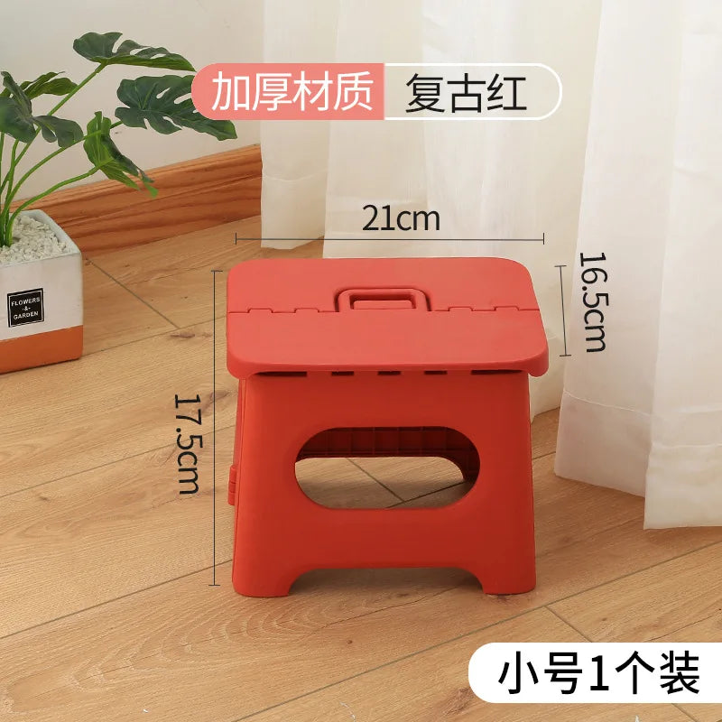 Portable Plastic Folding Stool Outdoor Fishing Stool Small