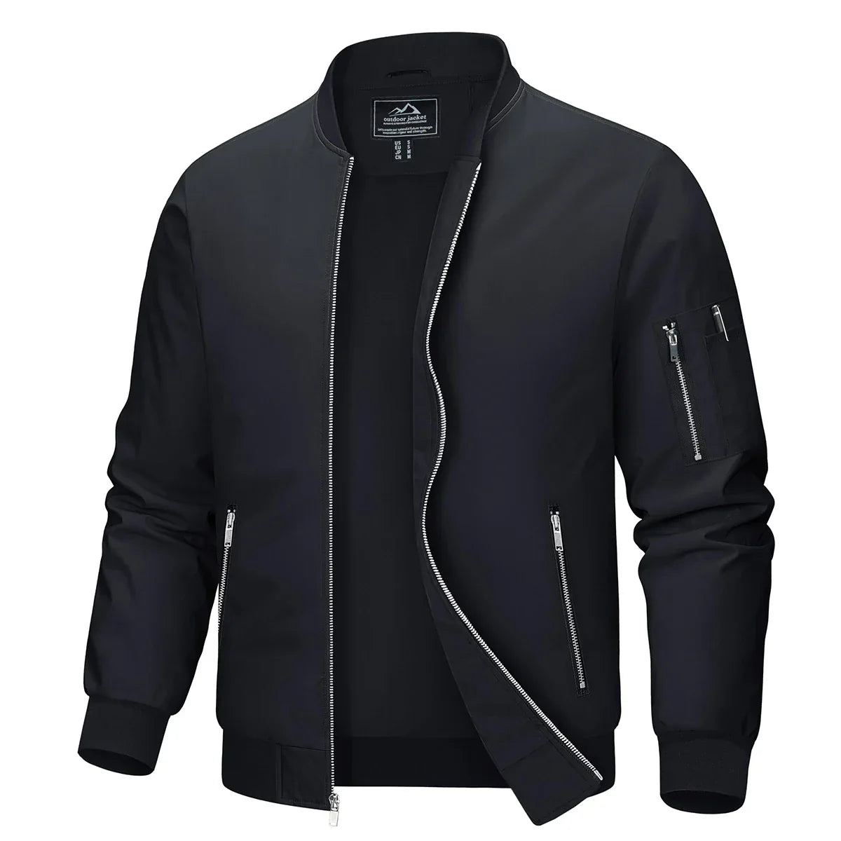 MAGCOMSEN Men's Lightweight Casual Jackets Spring Autumn Windbreaker