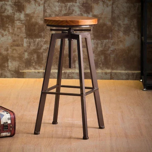 Industrial Swivel Bar Stools ,Wrought-iron Bar Chair,Household Lift