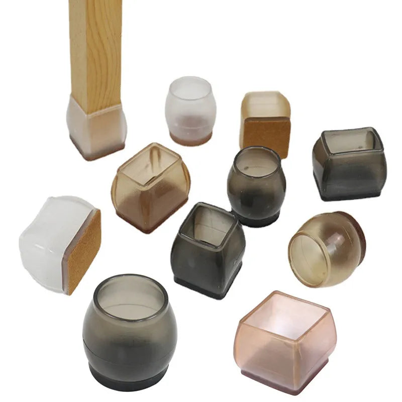 Silicone Chair Legs Non-Slip Pads Furniture Sofa Feet