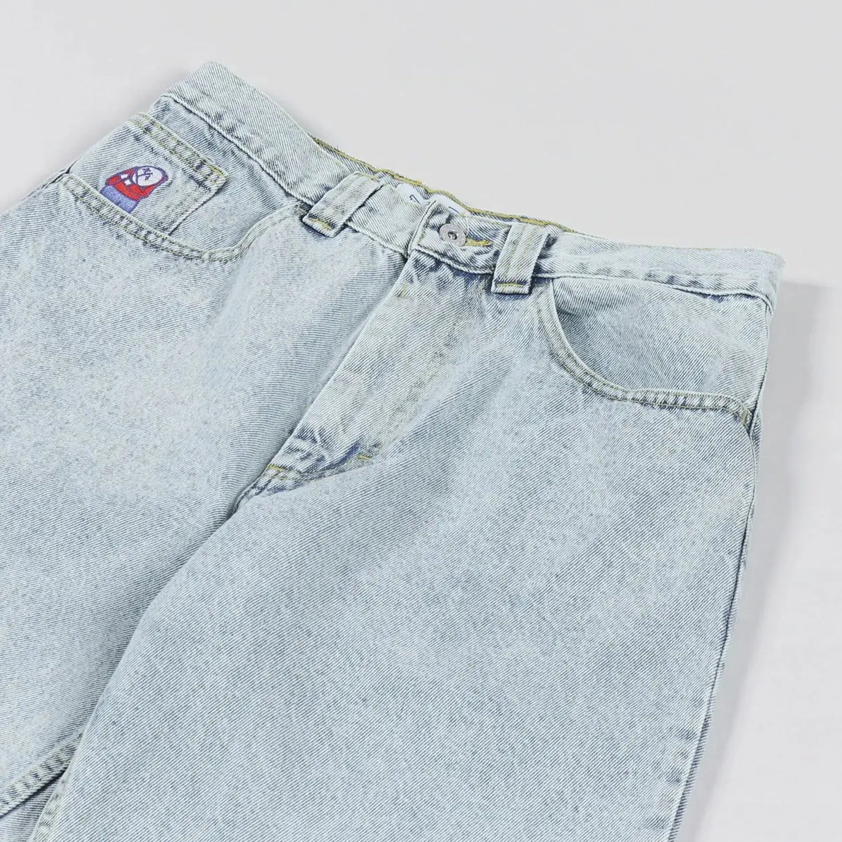 Retro Hip Hop Cartoon Graphic Streetwear Denim Shorts