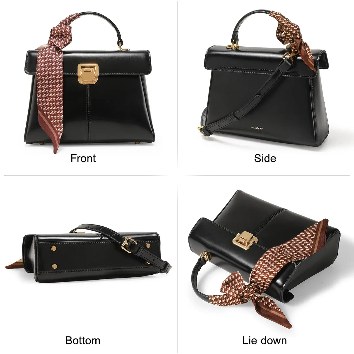 ITAMOOD Genuine Leather Women's Bag Luxury Branded Women's