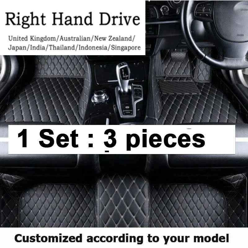 Custom Made Leather Car Floor Mats For Toyota
