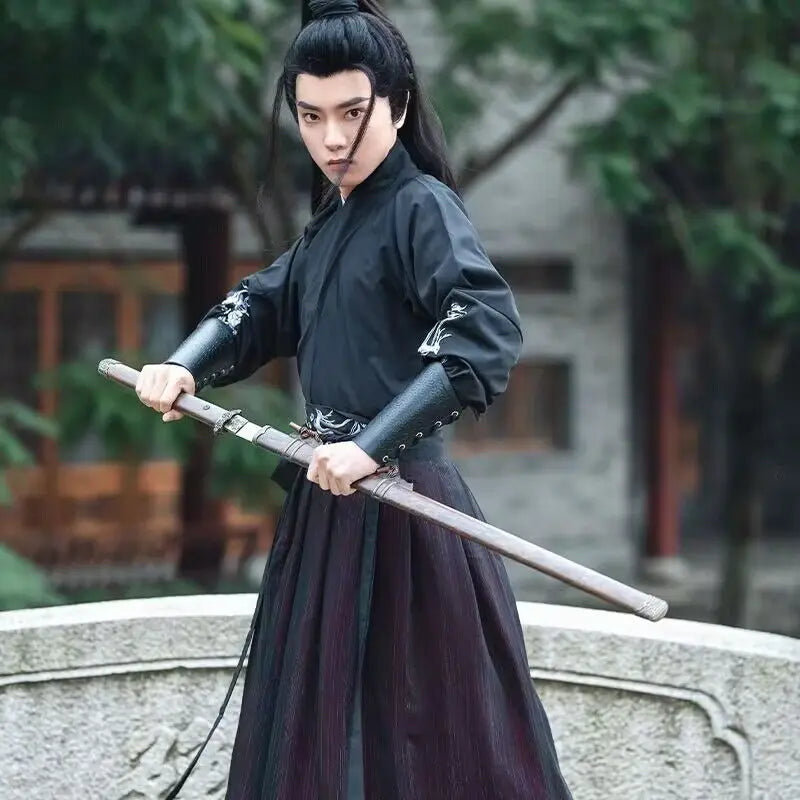 Large Size 4XL Hanfu Men Chinese Traditional Cosplay