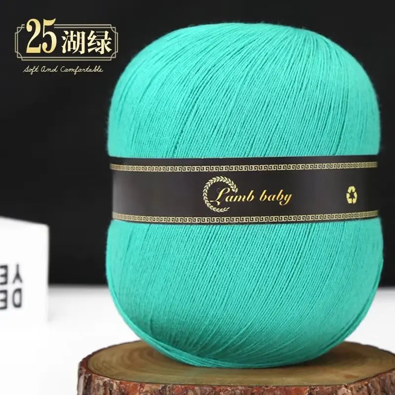 150g Solid Color Silk Cotton Yarn Soft Yarn