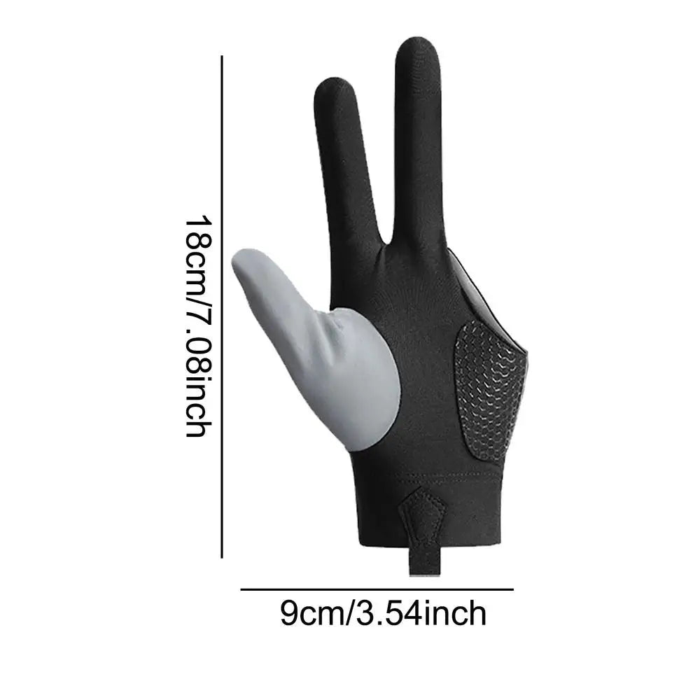 1pcs Polyester Spandex Snooker Billiard Cue Glove Pool