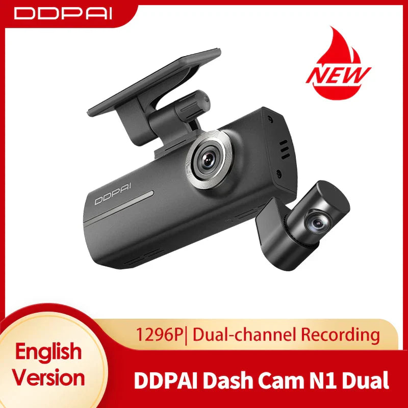 DDPAI Mola N3 Pro Dash Camera Driving Vehicle