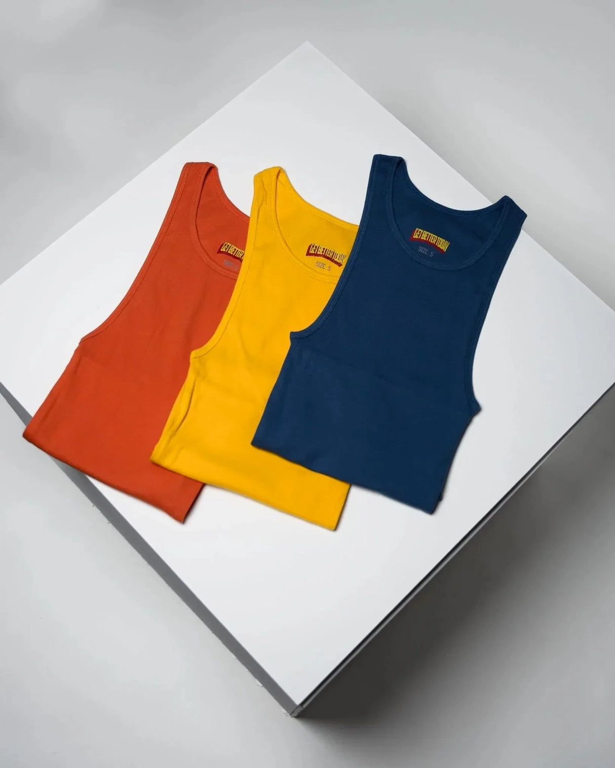 Get Better Today Tank Tops Pack 3pcsSet Mens