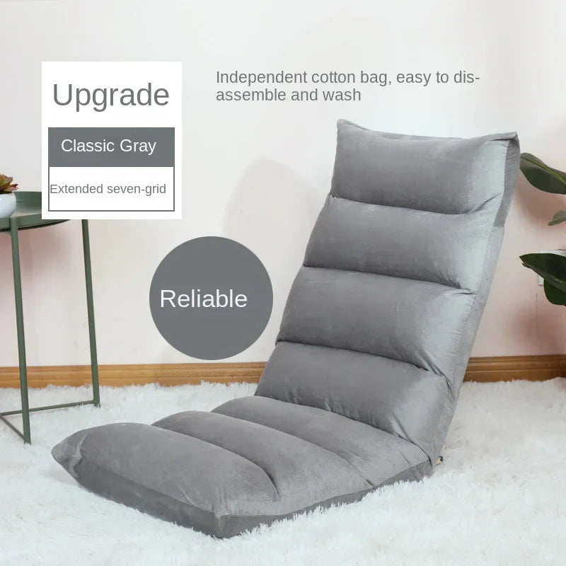 Seven Grids Adjustable Lazy Sofa Chair Tatami Folding