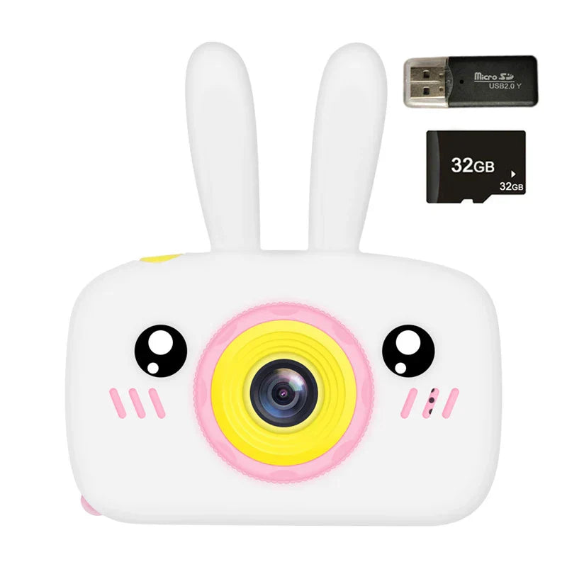 New Mini Cartoon Rabbit Camera 2 Inch HD