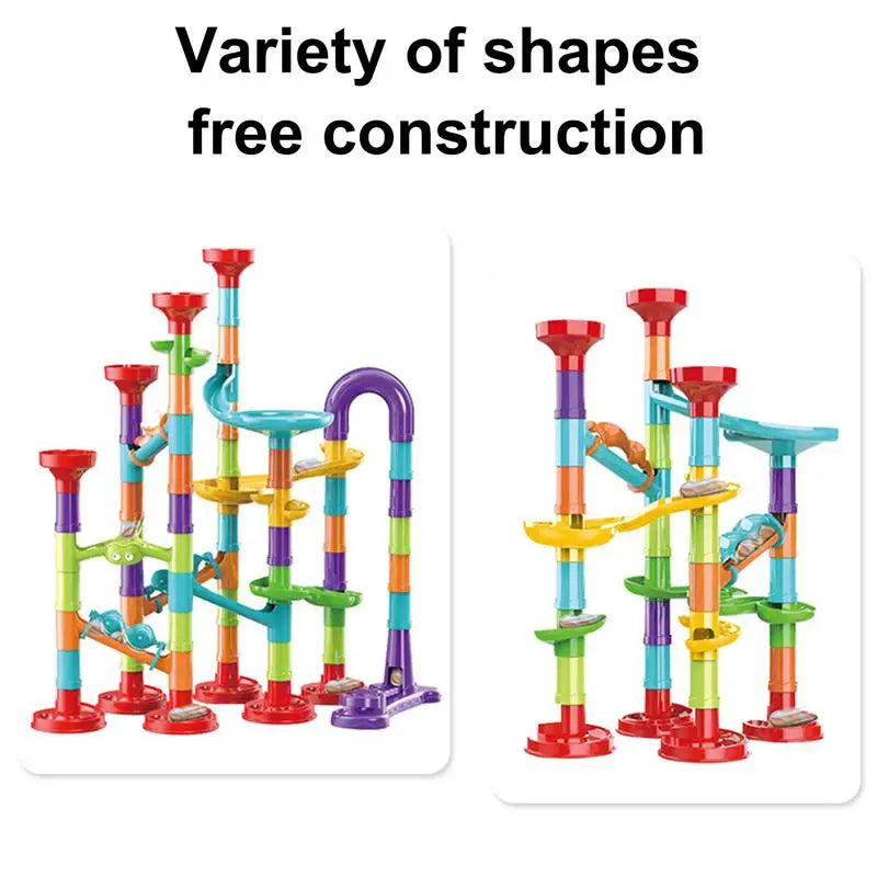 Marble Run Set Maze Race Building Blocks 3D