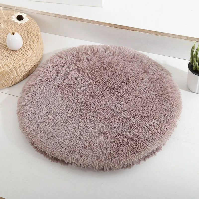 Round Cat Bed Mat Pet Sleeping Bed For