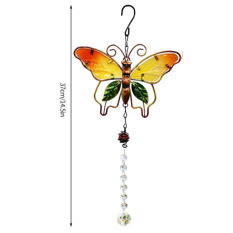 Outdoor Hanging Wind Chimes Suncatchers Crystal Prism Ball