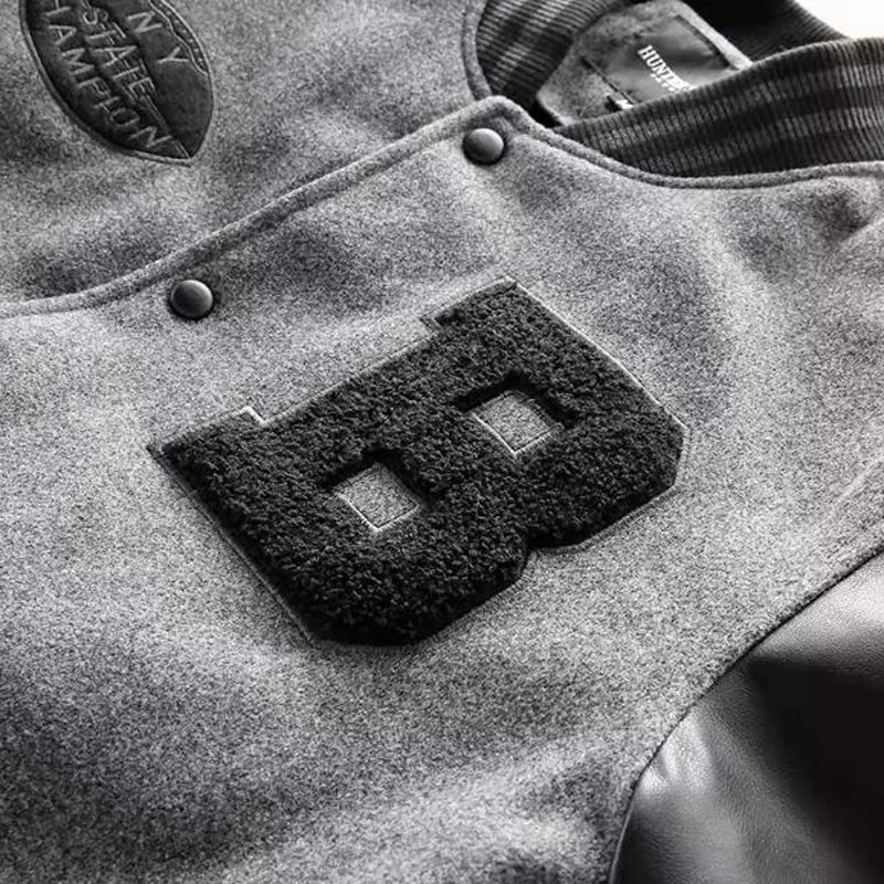 American High Street Thick Baseball Jacket for Men