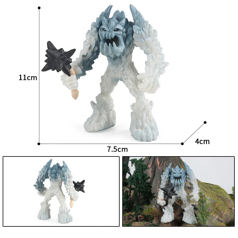 New Mythical Animal model dragon figurines ice devil